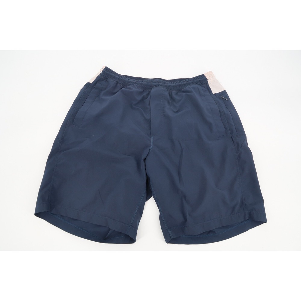 Birddogs Mens R2DDsβ Navy Lined Performance Gym Shorts Size Large Long